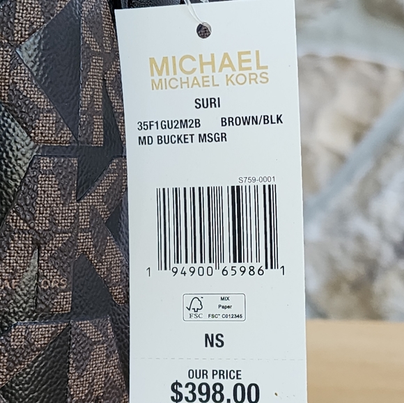 ⚠️LAST 1⚠️ Michael Kors Suri Logo MD Bucket Crossbody - Picture 7 of 8